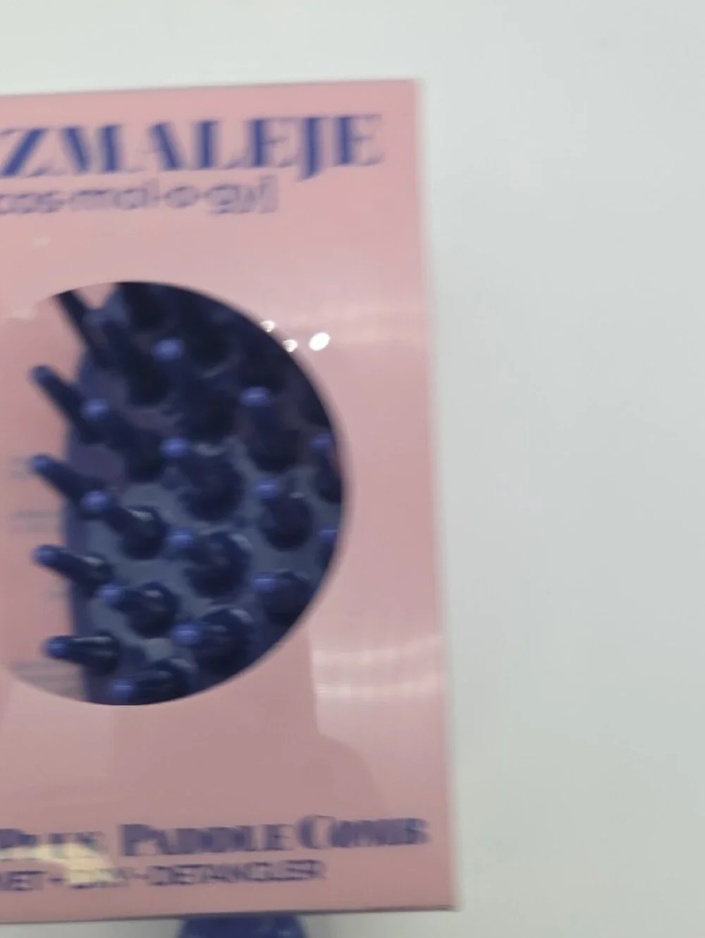 Kazmaleje KurlsPlus Paddle Comb in Blue